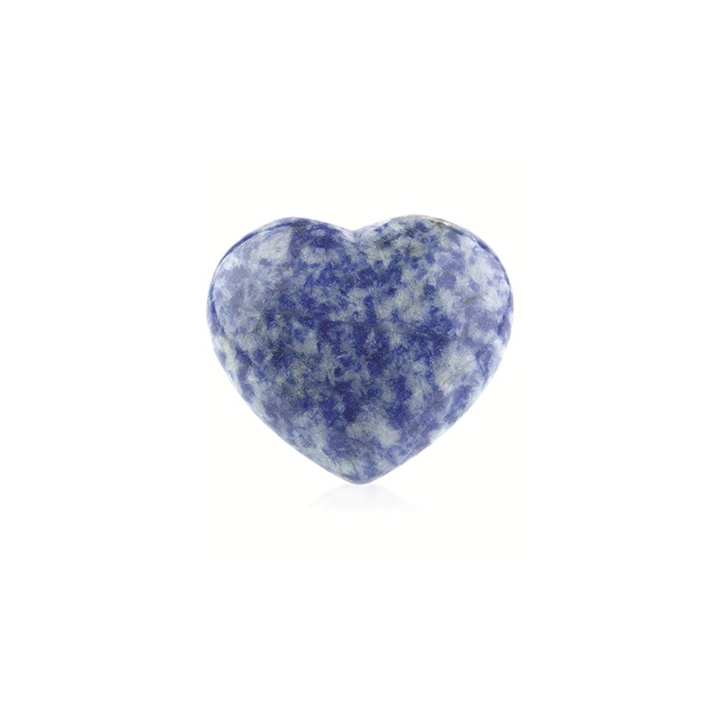 Edelstein Herz aus Sodalith (45 mm)