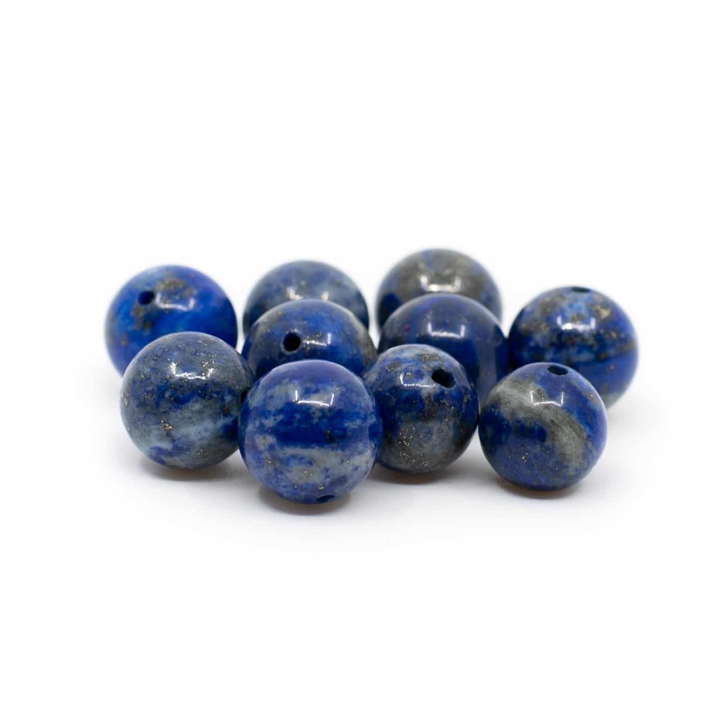 Edelstein Lose Perlen Lapislazuli - 10 St-ck (10 mm)