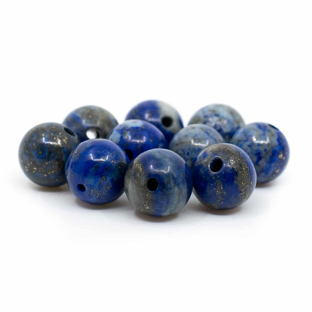 Edelstein Lose Perlen Lapislazuli - 10 St-ck (8 mm)