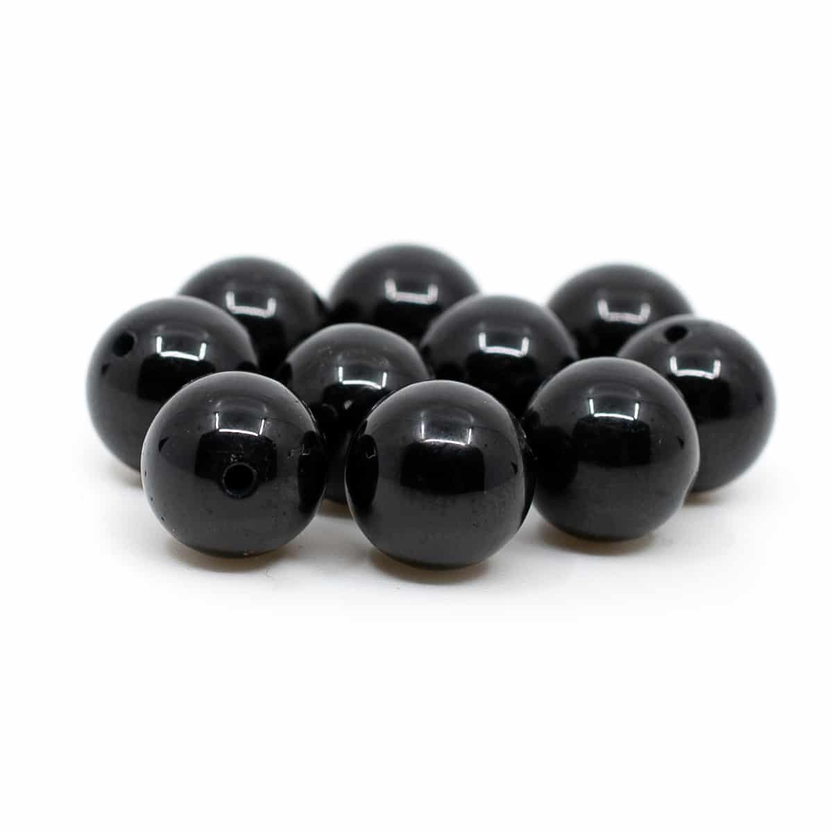 Edelstein Lose Perlen Obsidian - 10 St-ck (8 mm)