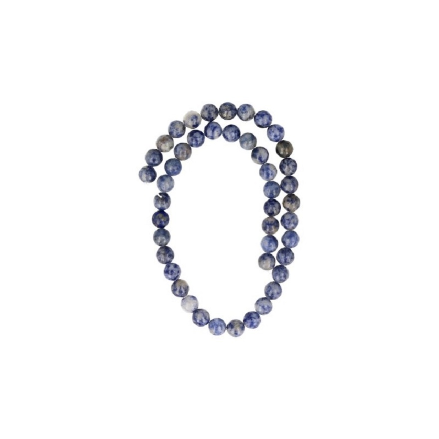 Edelstein Perlen-Strang aus Sodalith (8 mm)
