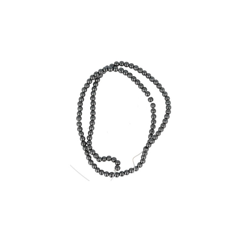 Edelstein Perlen-Strang H-matit (4 mm)