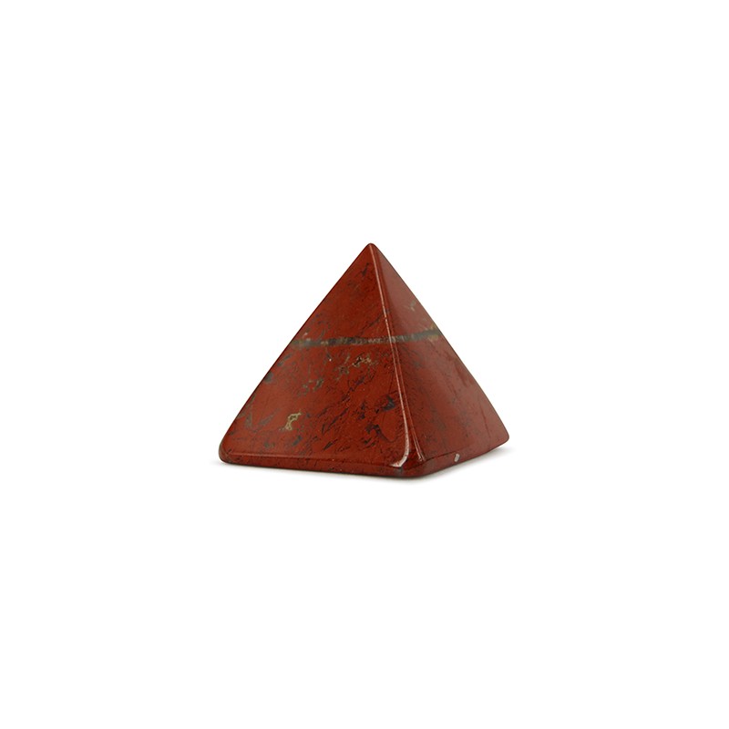 Edelstein Pyramide Jaspis rot (25 mm)
