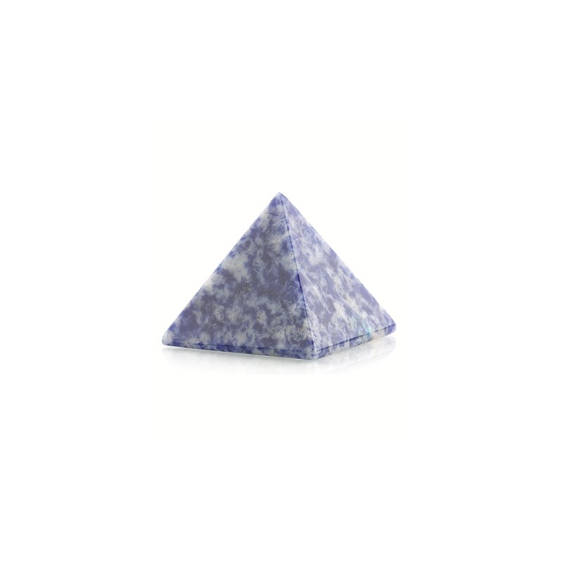 Edelstein Pyramide Sodalith (25 mm) unter Edelsteine & Mineralien - Edelstein Formen - Edelstein Punkte - Edelsteine & Mineralien - Edelstein Formen - Pyramiden aus Edelsteinen