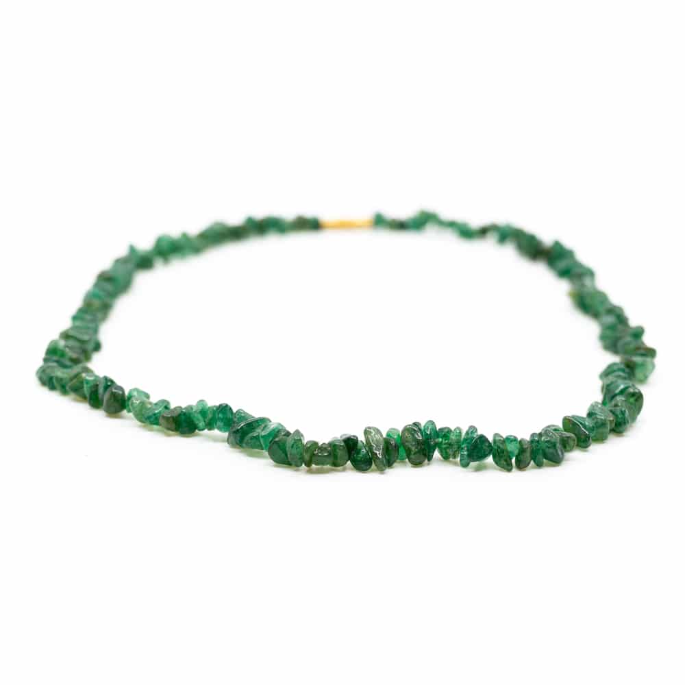 Edelstein-Splitkette Gr-ne Jade (45 cm)