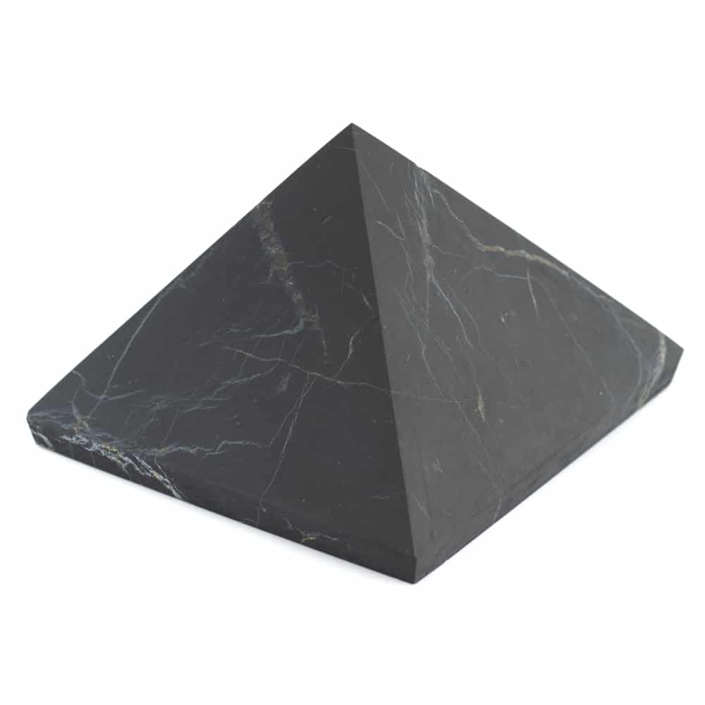 Edelsteinpyramide Shungit ungeschliffen - 30 mm