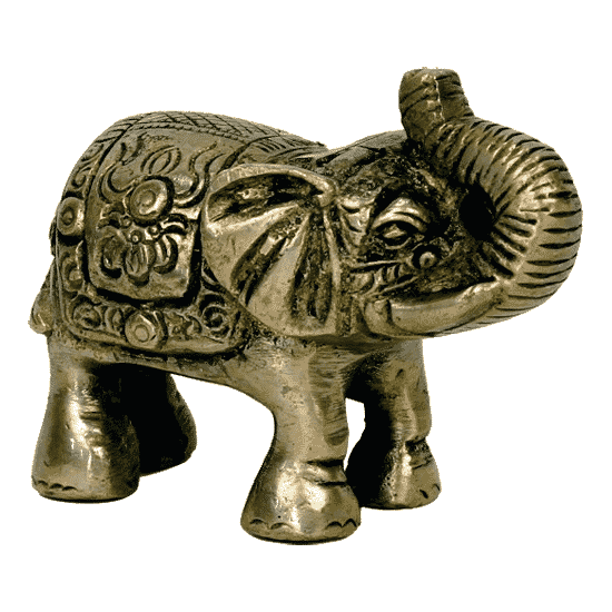 Elefant aus Messing - 7 cm (Modell 1)