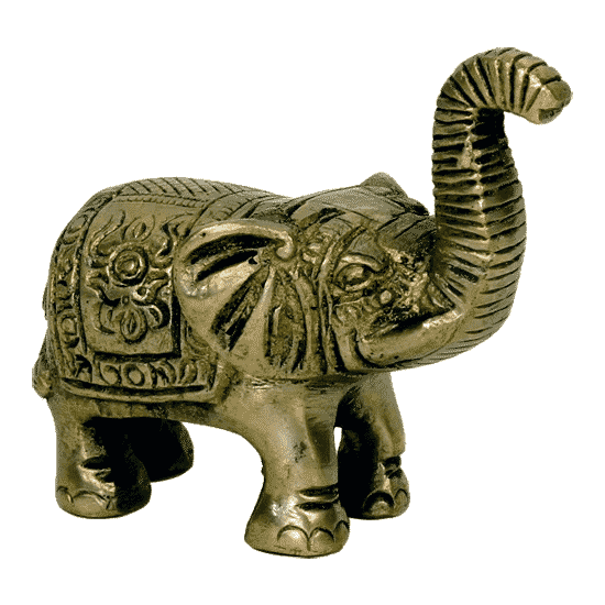 Elefant aus Messing - 7 cm