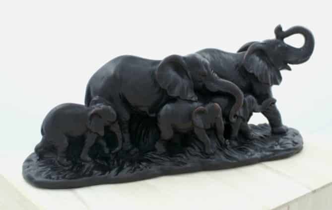 Elefantenfamilie aus Polystone (20 cm) unter Home & Living - Dekoration & Atmosph?re
