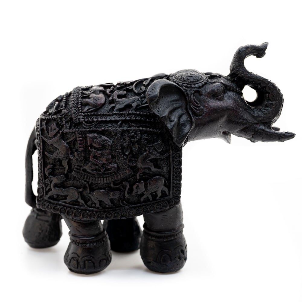 Elefantenstatue - Traditionelles Design (14 cm)