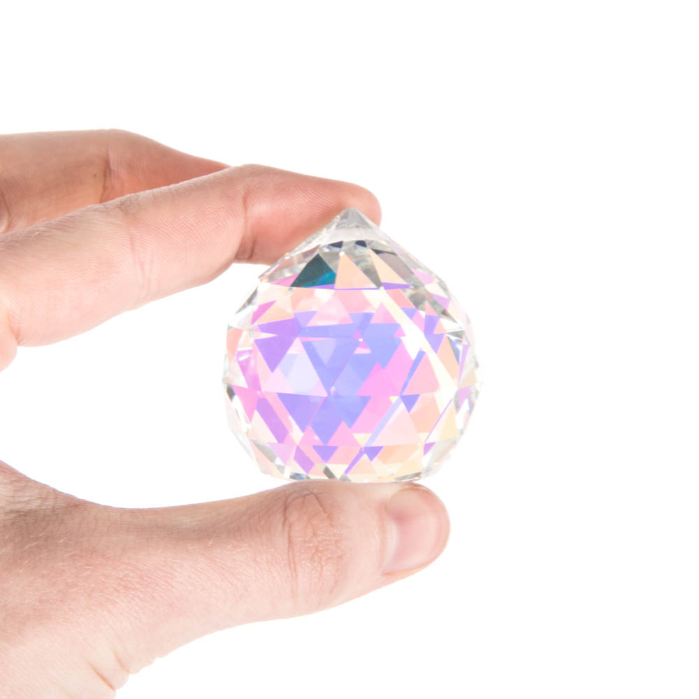 Feng Shui Regenbogenkristall-Kugel (dunkles perlmutt- AAA Qualit-t- 4 cm)