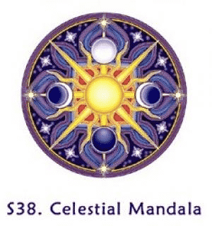 Fensteraufkleber Himmlisches Mandala