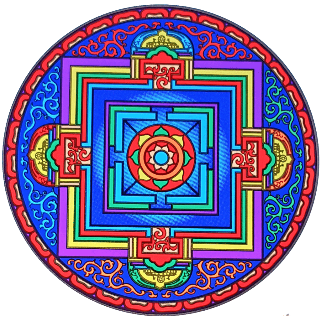 Fensteraufkleber Vajra Mandala