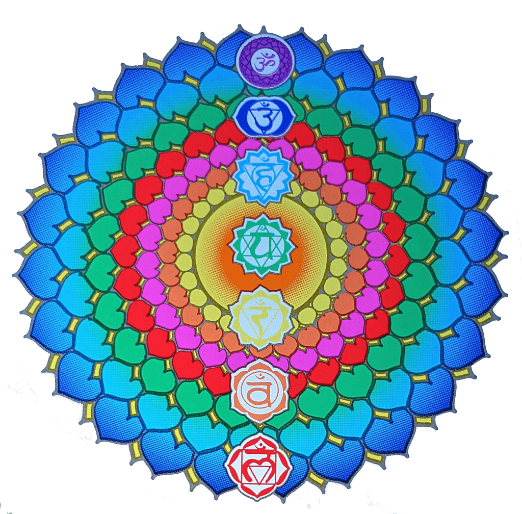 Fensterbild Chakra Healing