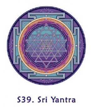 Fensterbild Sri Yantra unter Schreibmaterialien - Aufkleber