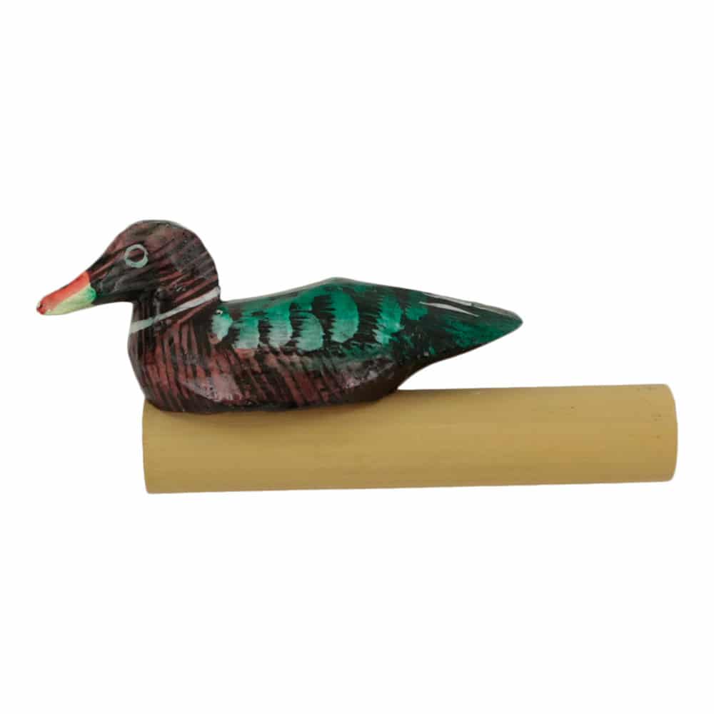 Fl-te mit Ente (13 x 5 x 4 cm)