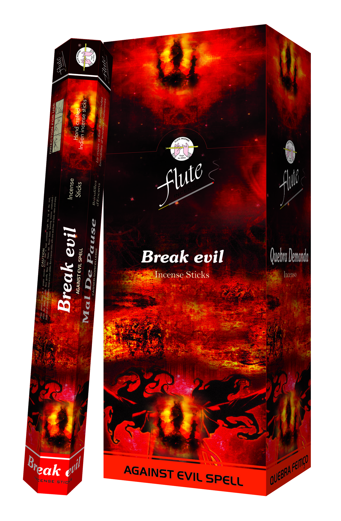 Flute Raucherst-bchen Break Evil (6 Packungen mit 20 St-bchen)