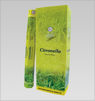 Flute Raucherst-bchen Citronella (6 Packungen mit 20 St-bchen)