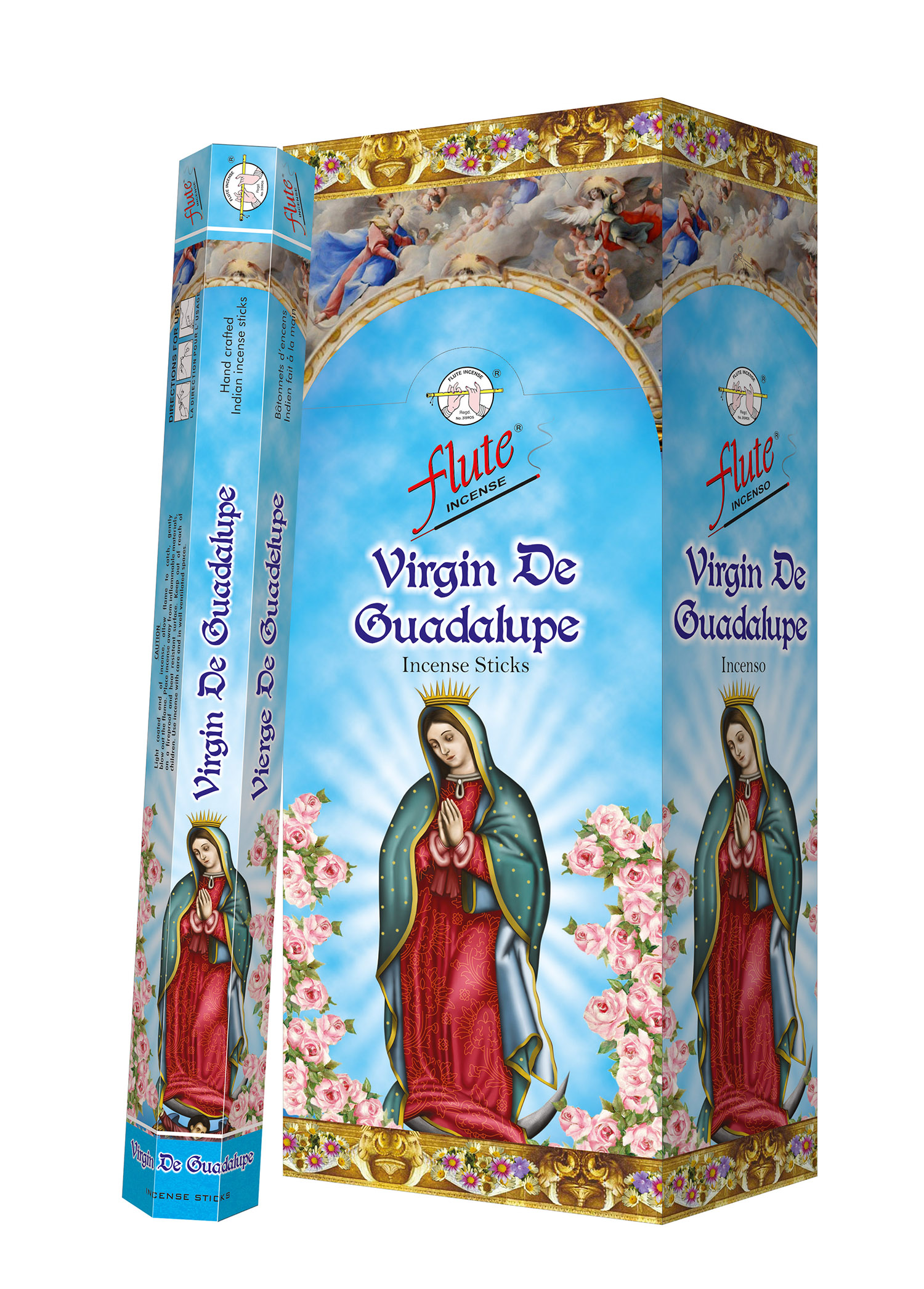 Flute Raucherst-bchen Jungfrau De Guadalupe (6 Packungen mit 20 St-bchen)