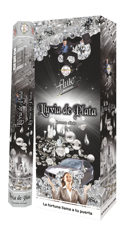 Flute Weihrauch Lluvia De Plata (6er Pack)