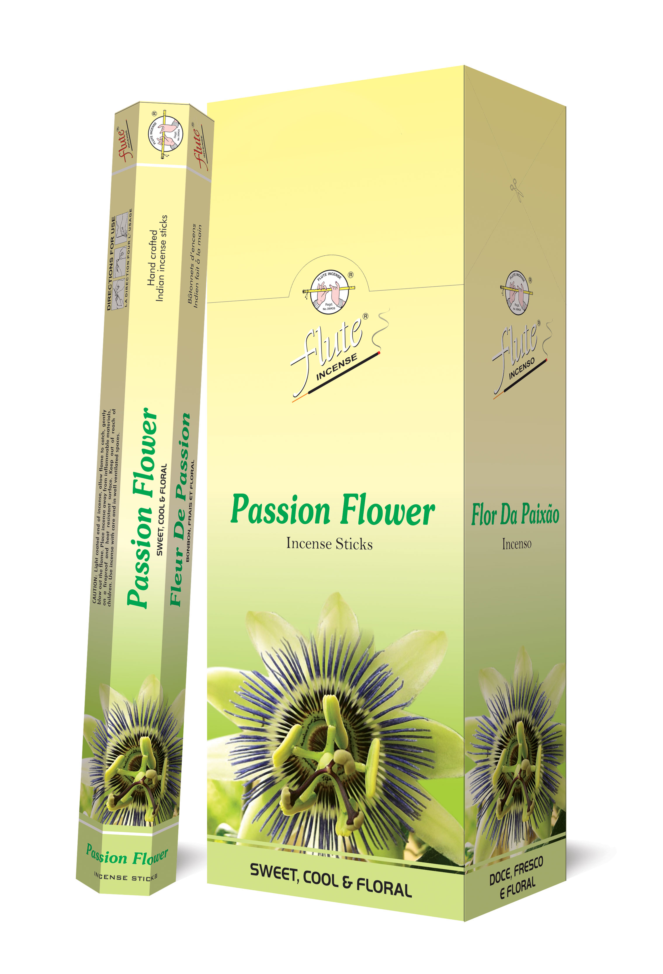 Flute Weihrauch Passionsblume (6er Pack)