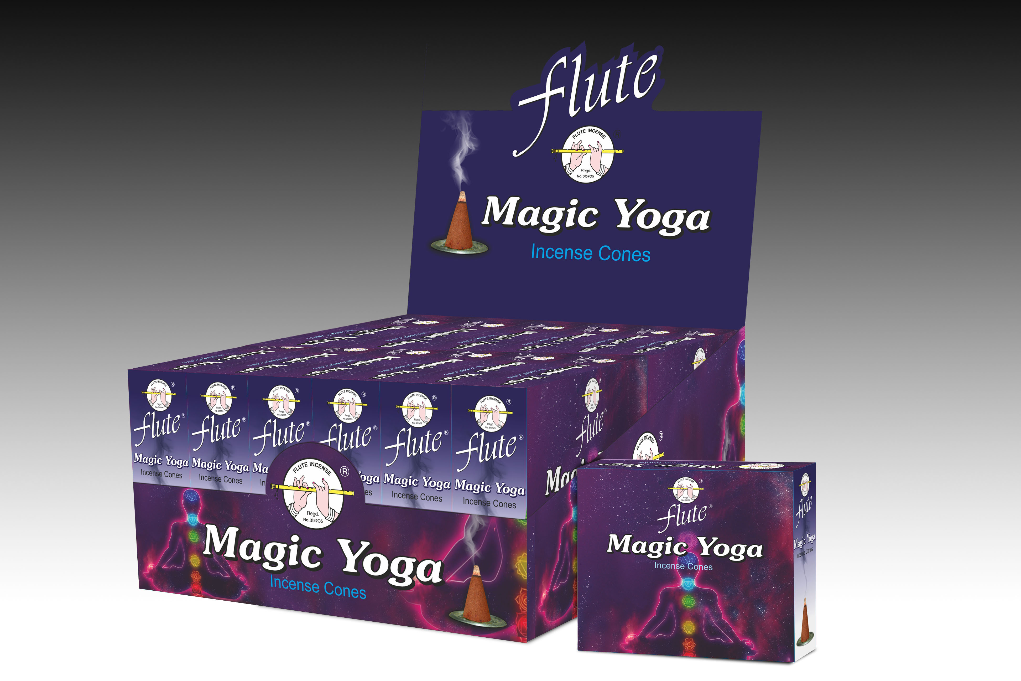 Flute Weihrauchkegel Magic Yoga (6er Pack)