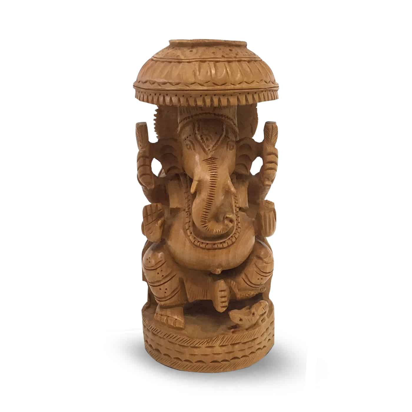 Ganesh mit Regenschirm - 25 cm