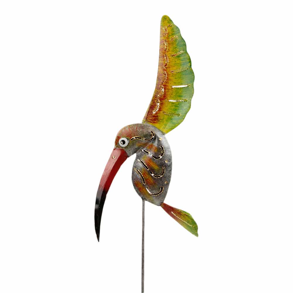 Garten Stick aus Metall Kolibri (65 x 16 x 12 cm)