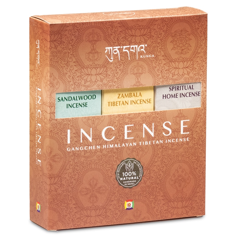 Geschenkbox Gangchen Himalaya nat-rlicher Raucherst-bchen (6 Packungen mit 20 St-bchen)