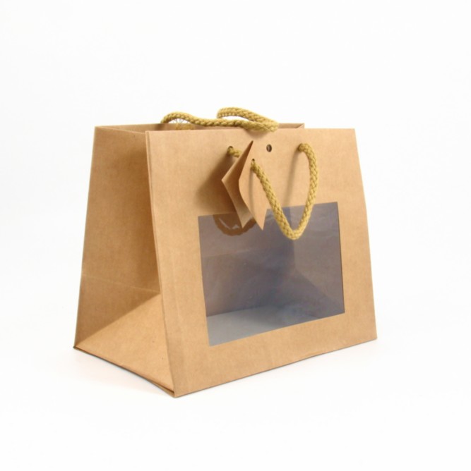 Geschenktasche mit Fenster (10 St-ck)