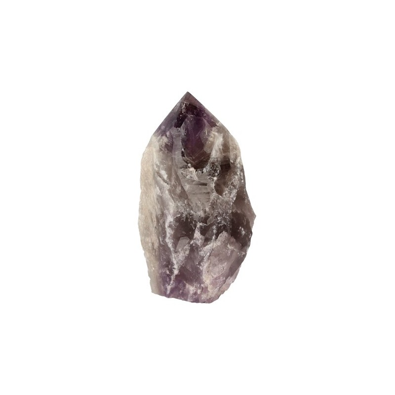 Geschliffener Edelstein Amethyst - Bergkristall Spitz (Modell 1)