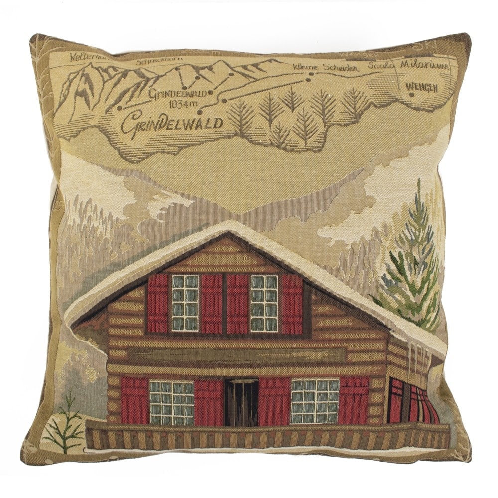 Gobelin Kissen Chalet Gr-nwald (45 x 45 cm)