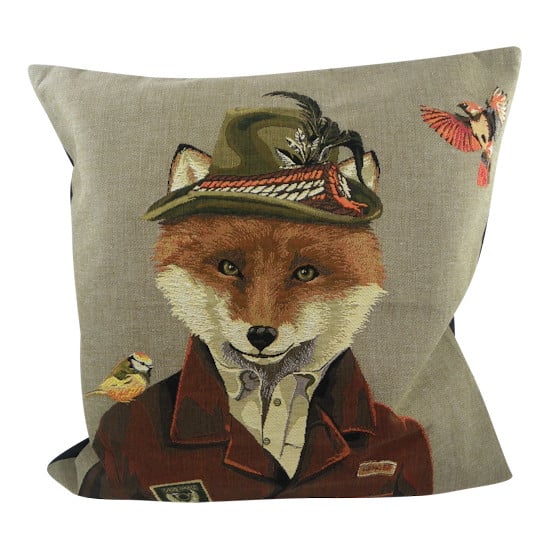 Gobelin Kissen Fuchs J-ger (45 x 45 cm) unter Textilien - Kissen - Gobelin Kissen