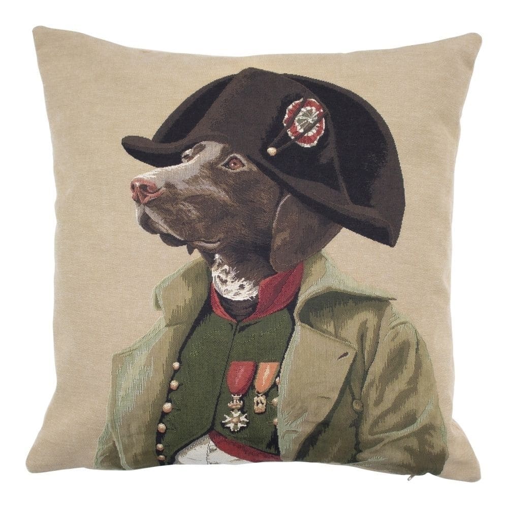 Gobelin Kissen Hund Napoleon (45 x 45 cm)