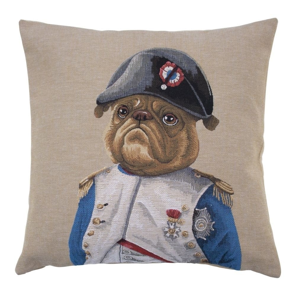 Gobelin Kissen Napoleon Bulldogge (45 x 45 cm)