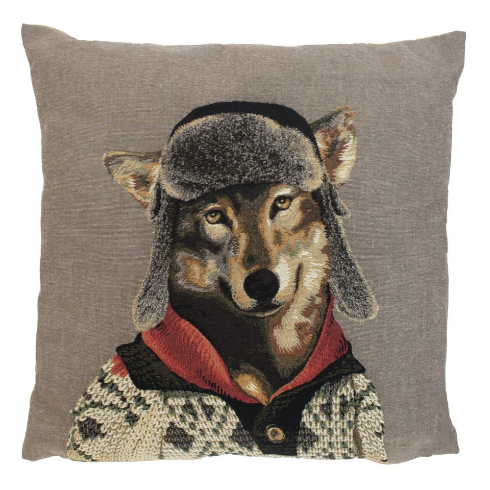 Gobelin Kissen Nordic Wolf (45 x 45 cm)