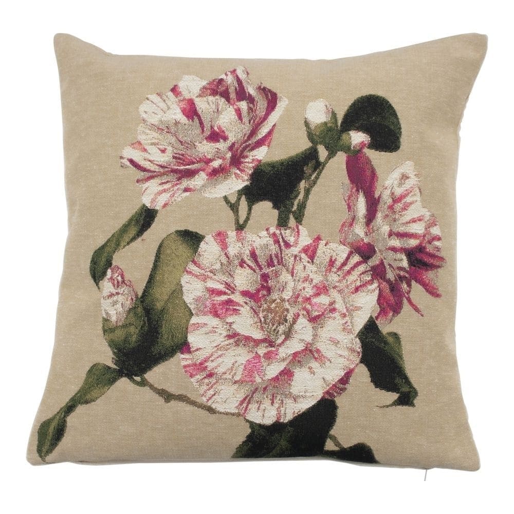 Gobelin Kissen Rose Modell A (45 x 45 cm)