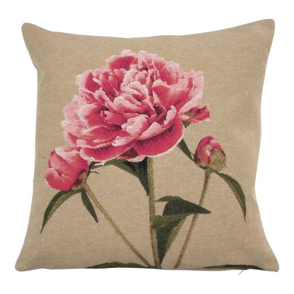 Gobelin Kissen Rose Modell C (45 x 45 cm)