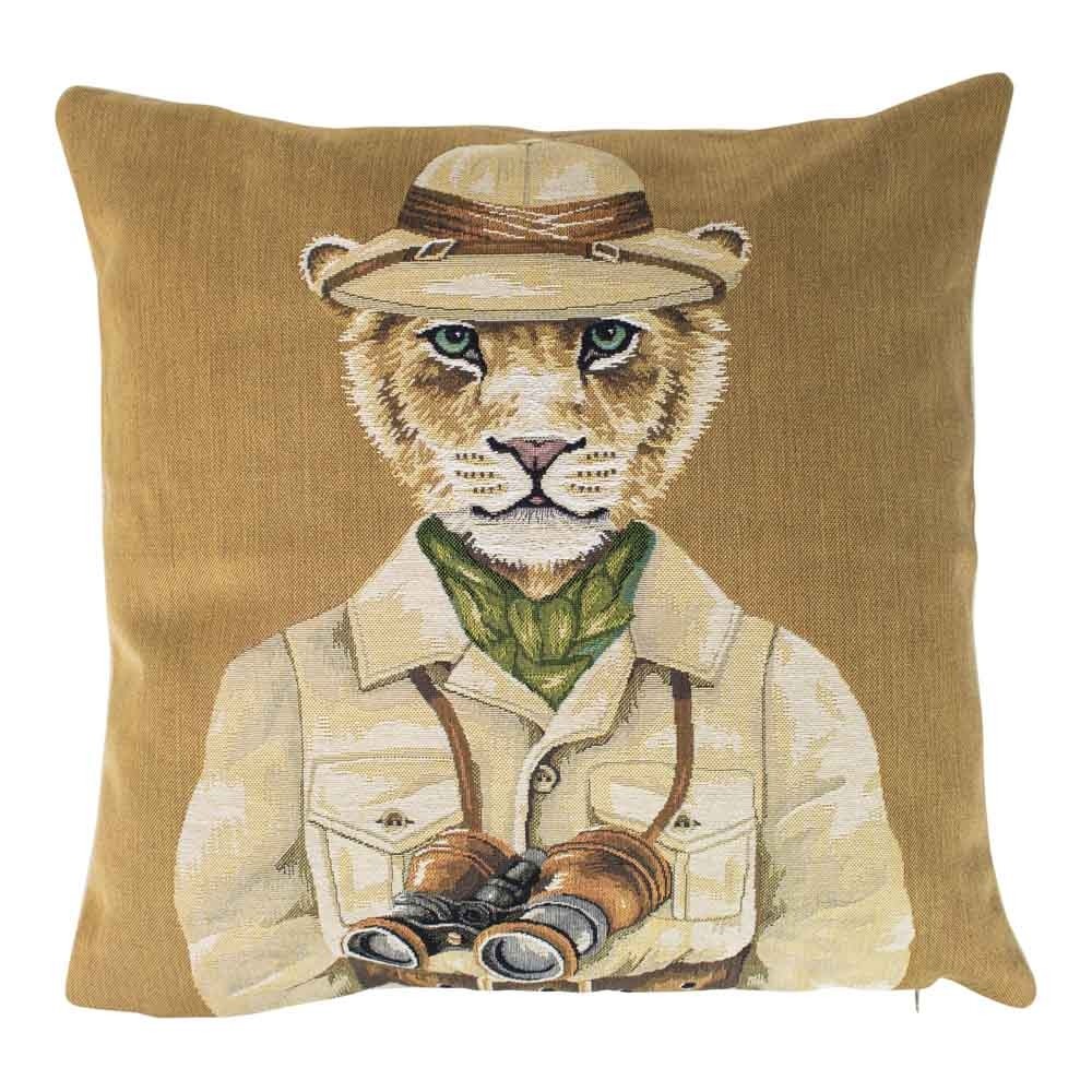 Gobelin Kissen Safari L-we (45 x 45 cm)