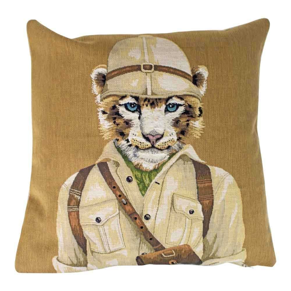 Gobelin Kissen Safari Panther (45 x 45 cm) unter Textilien - Kissen - Gobelin Kissen