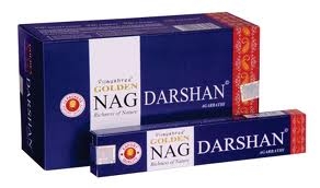 Golden Nag Darshan Weihrauch (12er Pack)