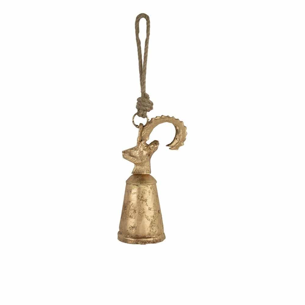 Goldfarbener Glocken Steinbock (15 cm) unter Home & Living - Dekoration & Atmosph?re