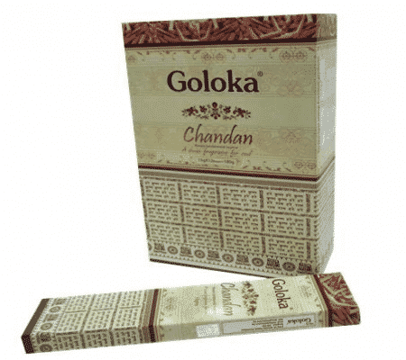 Goloka Raucherst-bchen Chandan (12 Packungen) unter Weihrauch - Weihrauch Arten - R?ucherst?bchen - Weihrauch - Weihrauchmarken - Goloka R?ucherst?bchen