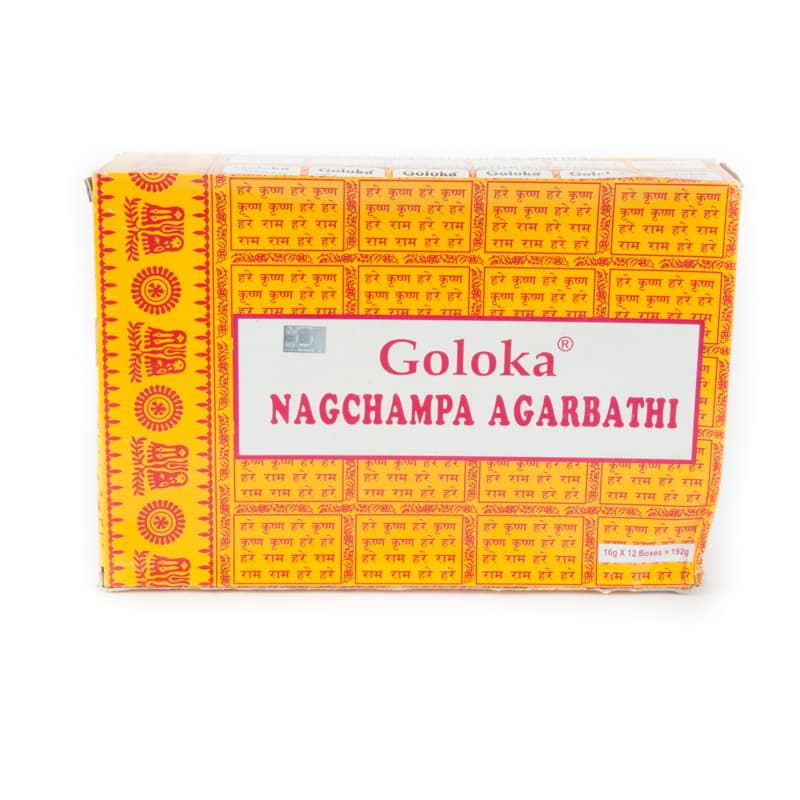 Goloka Raucherst-bchen Nag Champa (12 Packungen)