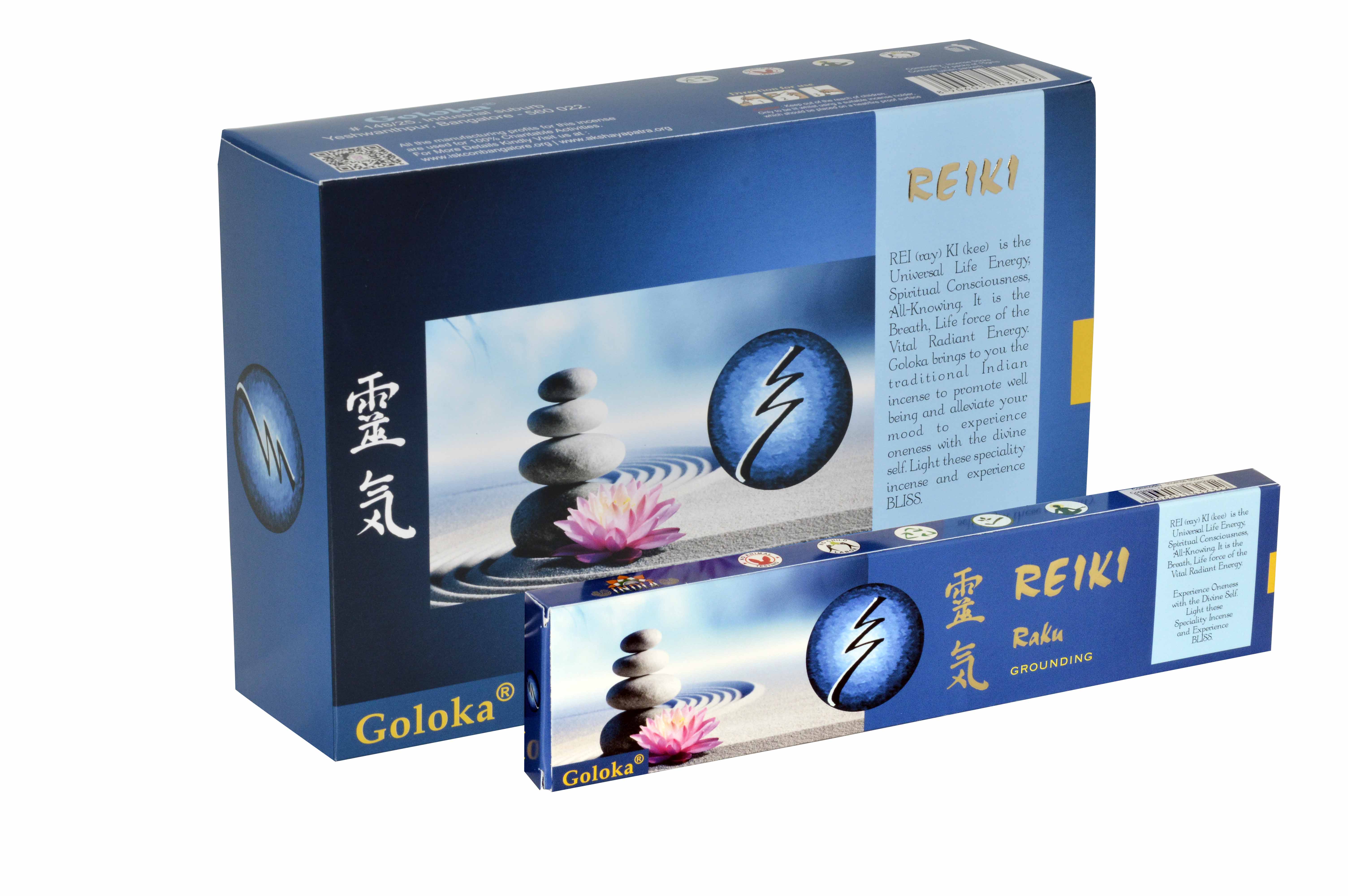 Goloka Raucherst-bchen Reiki (6 Packungen - 15 Gramm)