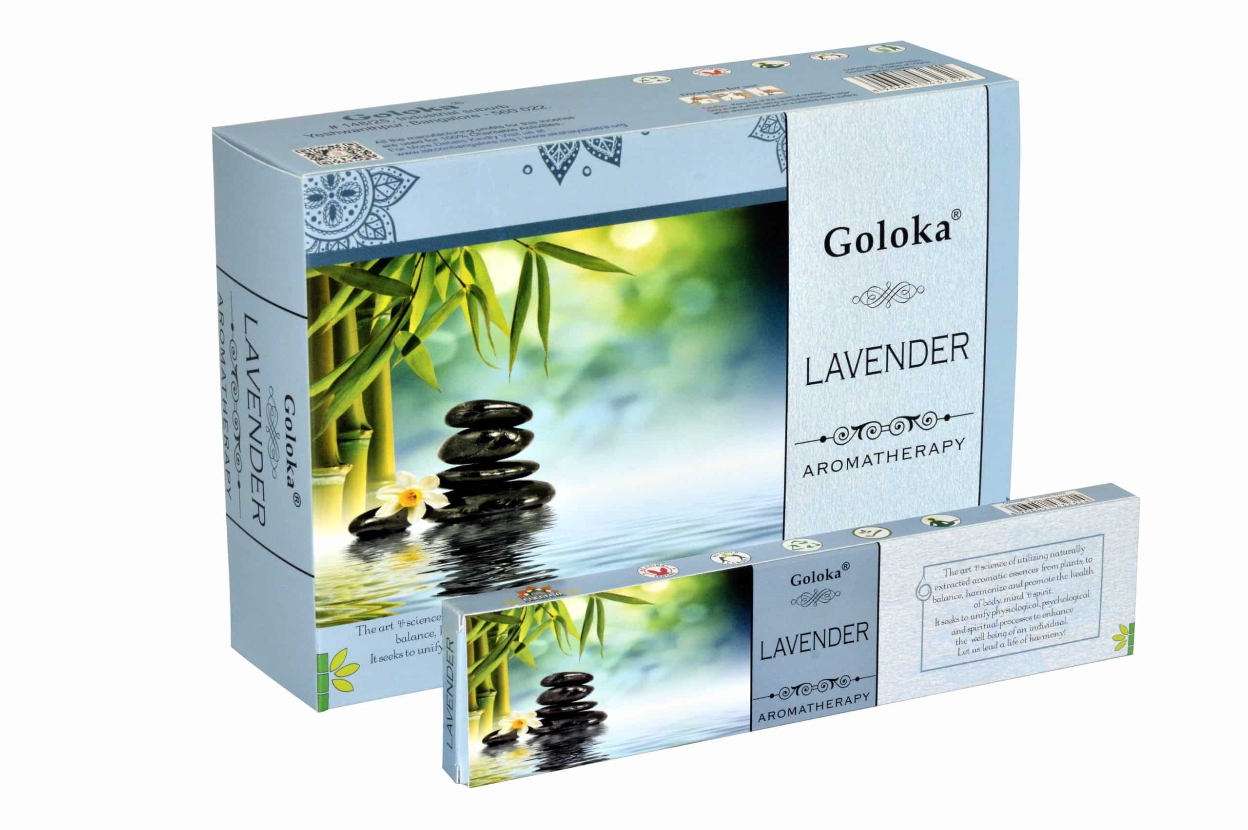 Goloka Weihrauch Aromatherapie Lavendel (12er Pack)