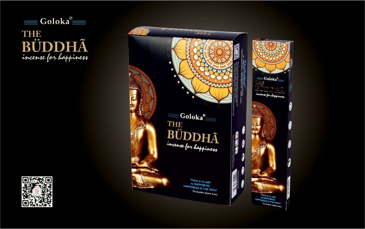 Goloka Weihrauch Mysterious Black Buddha (12er Packung)