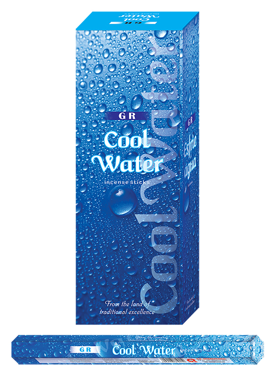 GR R-ucherst-bchen Cool Water (6 Packungen mit 20 St-bchen)