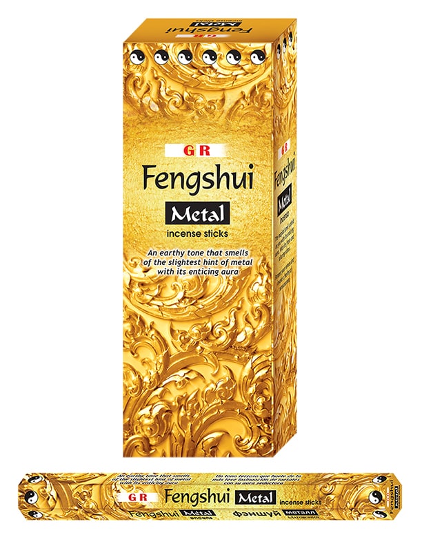 GR Weihrauch Fengshui Metall (6 Packungen)