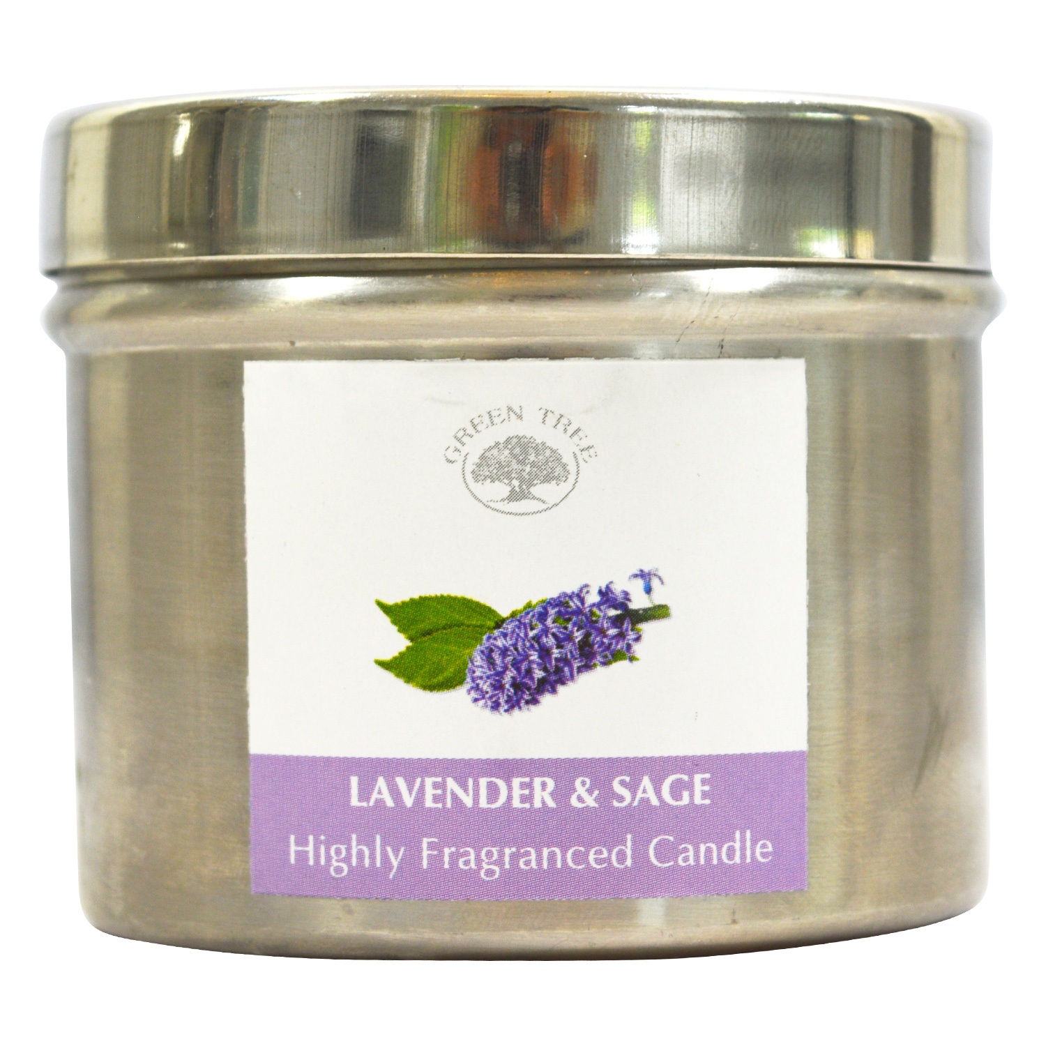 Green Tree Duftkerze Lavendel und Salbei (150 Gramm)